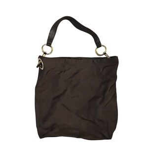 JPK Paris 75 Handbag Purse Shoulder‎ Chocolate Brown Gold Tone Hardware 14x16"